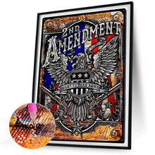 Load image into Gallery viewer, Eagle Playing Card 30*40CM(Canvas) Full Round Drill Diamond Painting
