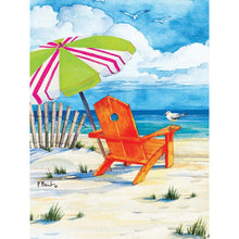 Load image into Gallery viewer, Beach Chair 30*40CM(Canvas) Full Round Drill Diamond Painting
