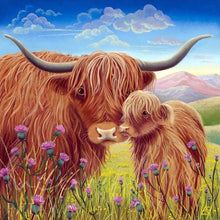 Load image into Gallery viewer, Highland Yak 50*50CM(Picture) Full Square Drill Diamond Painting
