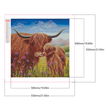 Load image into Gallery viewer, Highland Yak 50*50CM(Picture) Full Square Drill Diamond Painting
