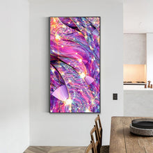 Load image into Gallery viewer, Purple Streamer 40*70CM(Canvas) Full Round Drill Diamond Painting
