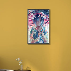 Cartoon Girl 30*50CM(Canvas) Full Round Drill Diamond Painting