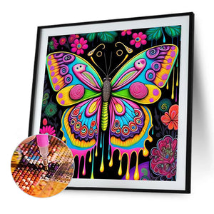 Butterfly 40*40CM(Canvas) Full Round Drill Diamond Painting