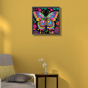 Butterfly 40*40CM(Canvas) Full Round Drill Diamond Painting