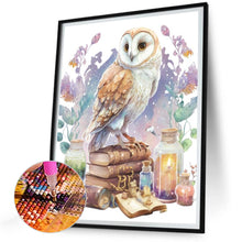Load image into Gallery viewer, Owl 30*40CM(Canvas) Full Round Drill Diamond Painting
