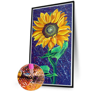 Sunflower 30*60CM(Canvas) Full Round Drill Diamond Painting