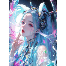 Load image into Gallery viewer, Yishu - Manga Girl - 40*56CM 11CT 3 Stamped Cross Stitch
