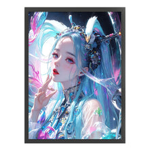 Load image into Gallery viewer, Yishu - Manga Girl - 40*56CM 11CT 3 Stamped Cross Stitch

