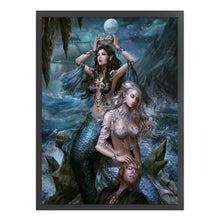 Load image into Gallery viewer, Yishu - Mermaid - 50*65CM 11CT 3 Stamped Cross Stitch
