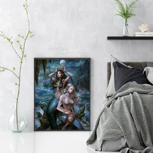 Yishu - Mermaid - 50*65CM 11CT 3 Stamped Cross Stitch