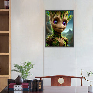 Groot The Treeman 40*50CM(Canvas) Full Round Drill Diamond Painting
