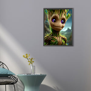Groot The Treeman 40*50CM(Canvas) Full Round Drill Diamond Painting