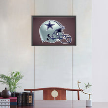 Load image into Gallery viewer, Dallas Cowboys Helmet 45*30CM(Canvas) Full Round Drill Diamond Painting
