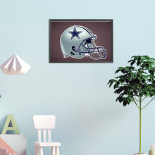 Load image into Gallery viewer, Dallas Cowboys Helmet 45*30CM(Canvas) Full Round Drill Diamond Painting
