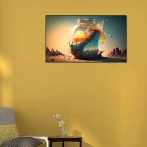 Bottle 70X40 CM(Picture) Full Square Drill Diamond Painting