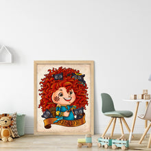 Load image into Gallery viewer, Yishu - Disney Princess Merida - 40*53CM 11CT 3 Stamped Cross Stitch
