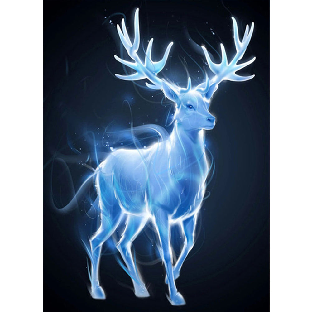 Yishu - Moose - 40*53CM 11CT 3 Stamped Cross Stitch