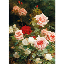 Load image into Gallery viewer, Yishu - Roses - 40*56CM 11CT 3 Stamped Cross Stitch
