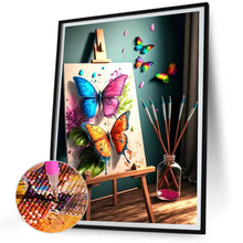 Load image into Gallery viewer, Beautiful Butterfly Painting 30*40CM(Canvas) Full Round Drill Diamond Painting
