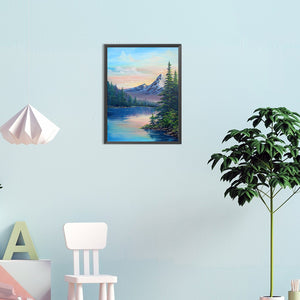 Beautiful Landscape 30*40CM(Canvas) Full Round Drill Diamond Painting