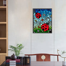Load image into Gallery viewer, Ladybug 30*40CM(Canvas) Full Round Drill Diamond Painting

