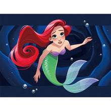 Load image into Gallery viewer, Mermaid 40*30CM(Canvas) Full Round Drill Diamond Painting
