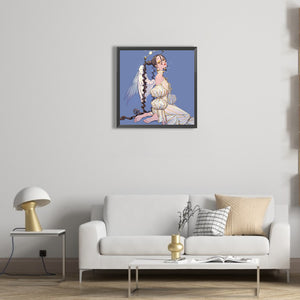 Winged Girl 40*40CM(Canvas) Full Round Drill Diamond Painting