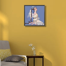 Load image into Gallery viewer, Winged Girl 40*40CM(Canvas) Full Round Drill Diamond Painting
