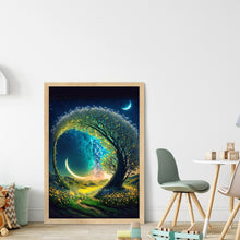 Load image into Gallery viewer, Huancan - Beautiful Tree - 50*70CM 16CT 2 Stamped Cross Stitch
