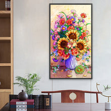 Load image into Gallery viewer, Sunflower 40*70CM(Canvas) Full Round Drill Diamond Painting
