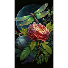 Load image into Gallery viewer, Moonlight Butterfly Flower 40*70CM(Picture) Full Square Drill Diamond Painting
