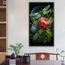Load image into Gallery viewer, Moonlight Butterfly Flower 40*70CM(Picture) Full Square Drill Diamond Painting
