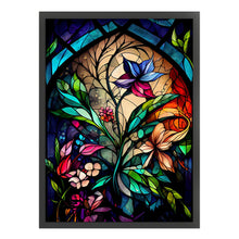 Load image into Gallery viewer, Huancan - Window Paper-Cut Flowers - 45*60CM 14CT 2 Stamped Cross Stitch
