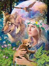 Load image into Gallery viewer, Wild Escape 30*40CM(Canvas) Full Round Drill Diamond Painting

