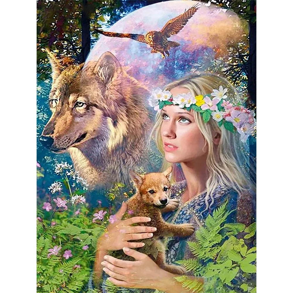Wild Escape 30*40CM(Canvas) Full Round Drill Diamond Painting