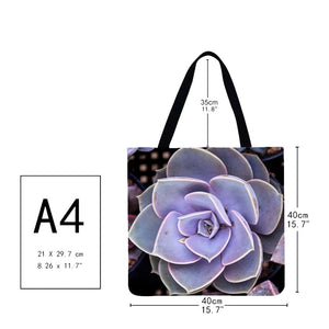 Canvas Bag-Succulents 40*40CM