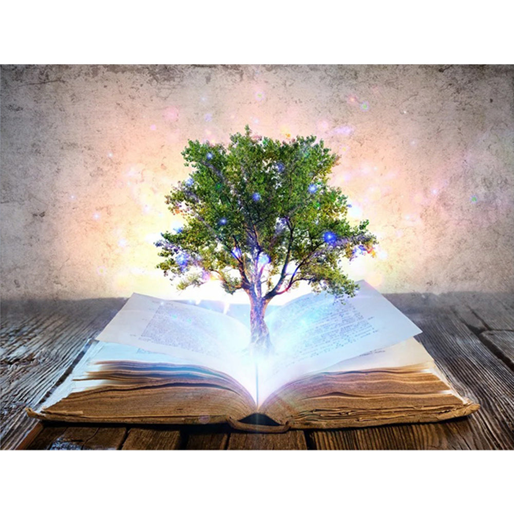 Magic Tree 40*30CM(Canvas) Full Round Drill Diamond Painting