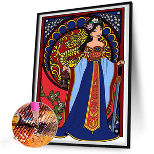 Mulan 40*50CM(Canvas) Full Round Drill Diamond Painting