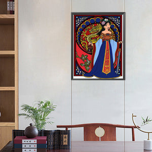 Mulan 40*50CM(Canvas) Full Round Drill Diamond Painting