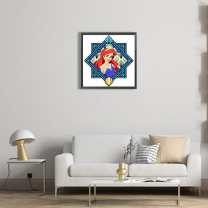 Mermaid Princess 40*40CM(Canvas) Full Round Drill Diamond Painting