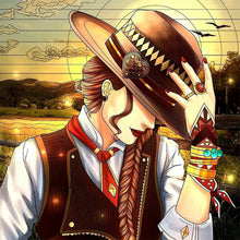 Load image into Gallery viewer, Cool Cowgirl 40*40CM(Canvas) Full Round Drill Diamond Painting
