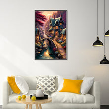 Load image into Gallery viewer, Huancan - Scenic Town - 50*75CM 16CT 2 Stamped Cross Stitch
