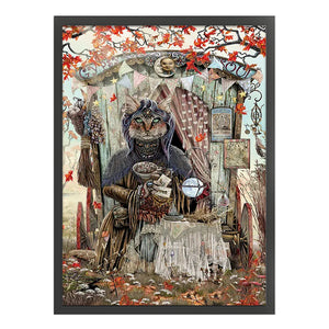 Yishu - Gypsy Fortune Teller - 45*60CM 11CT 3 Stamped Cross Stitch