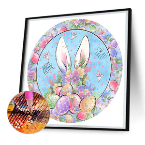 Bunny Ears 30*30CM(Canvas) Full Round Drill Diamond Painting