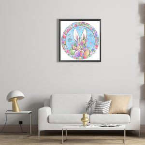 Bunny Ears 30*30CM(Canvas) Full Round Drill Diamond Painting