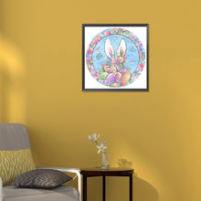 Load image into Gallery viewer, Bunny Ears 30*30CM(Canvas) Full Round Drill Diamond Painting
