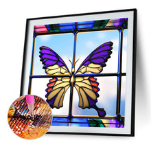 Load image into Gallery viewer, Stained Glass Art 40*40CM(Canvas) Full Round Drill Diamond Painting
