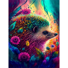 Load image into Gallery viewer, Watercolor Hedgehog 30*40CM(Canvas) Full Round Drill Diamond Painting
