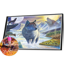 Load image into Gallery viewer, Wolf 40*30CM(Canvas) Full Round Drill Diamond Painting
