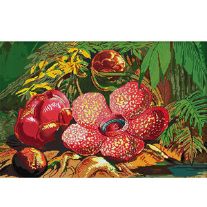 Joy Sunday - Rafflesia - 69*47CM 14CT 2 Stamped Cross Stitch
